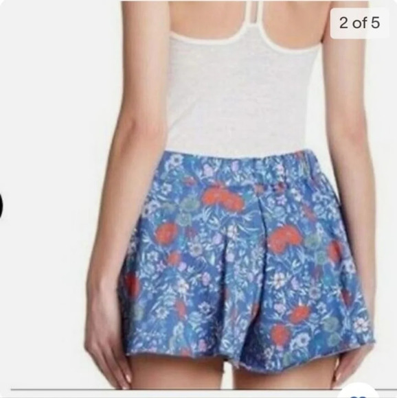 INTIMATELY Free People Floral A Go-go Swing Shorts sz XS/Small - Picture 2 of 8